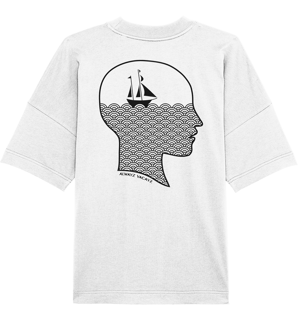 The Head (Back Print) - Organic Oversize Shirt UNISEX