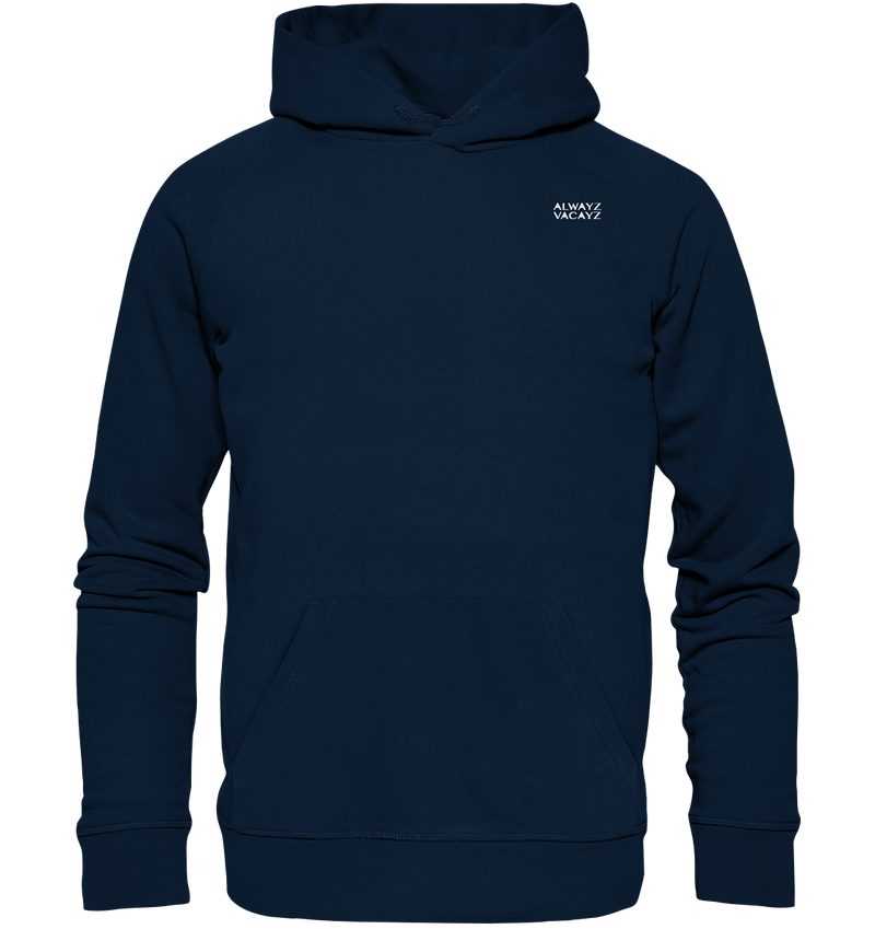 The Worldmap (Front & Back Print)- Organic Hoodie UNISEX