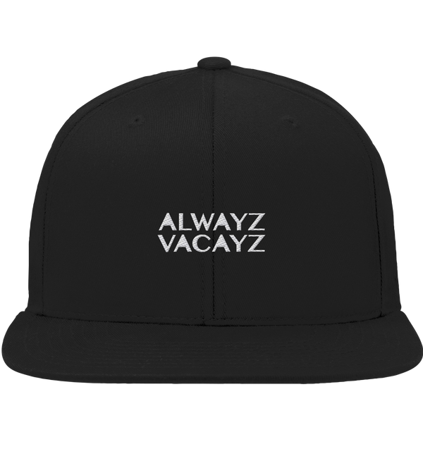 Alwayz Vacayz (Embroidery White) - Organic Snapback